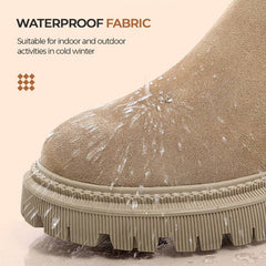 Damskie buty zimowe z ciepłą polarową podszewką