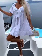 Damska śliczna, swobodna mini sukienka