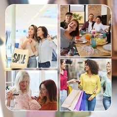 Damska dzianinowa, patchworkowa kurtka puchowa