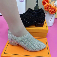 2025 nowe jesienne modne buty casualowe na grubym obcasie dla kobiet