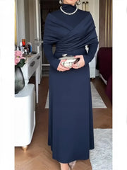 Dwuczęściowa sukienka damska z bawełny o dopasowanym kroju