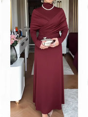 Dwuczęściowa sukienka damska z bawełny o dopasowanym kroju