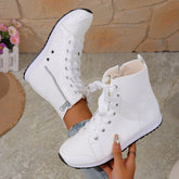 Damskie oddychające botki zapinane na zamek