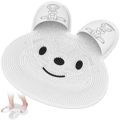 Bardzo duża mata do szorowania stóp pod prysznicem