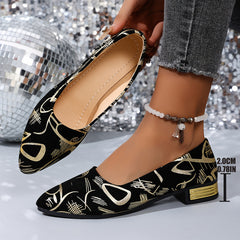 🔥Ostatnia promocja - 50% zniżki - modne buty damskie na niskim obcasie