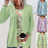 Damski, swobodny, modny top patchworkowy