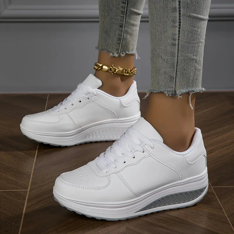 🔥 Last Day Promocja 50% zniżki - Sneakery ortopedyczne dla damskiej mody oddychającej platformy