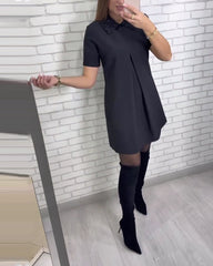 Elegancka sukienka damska ze stójką