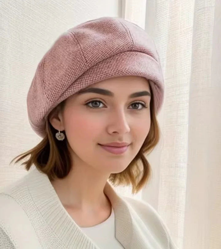 Damska czapka beret casual