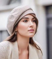 Damska czapka beret casual
