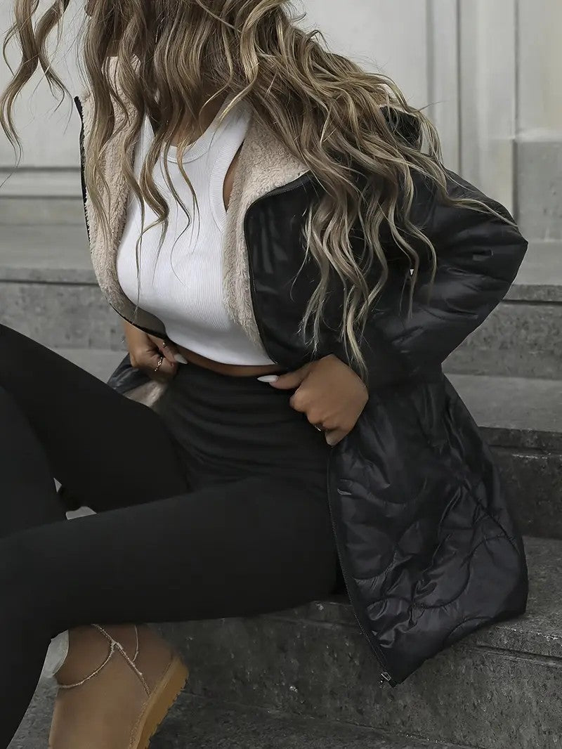 Damskie kurtki bawełniane z kapturem na co dzień