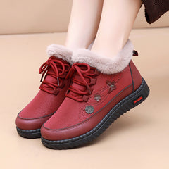 Damskie, antypoślizgowe, wygodne, ciepłe buty śnieżne z podszewką z polaru