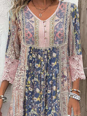 Elegancka sukienka w stylu boho