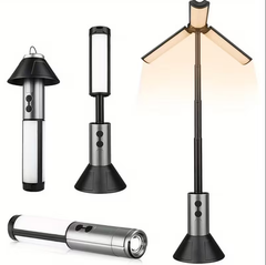 4-biegowa, chowana lampa kempingowa LED