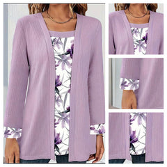 Damski, swobodny, modny top patchworkowy